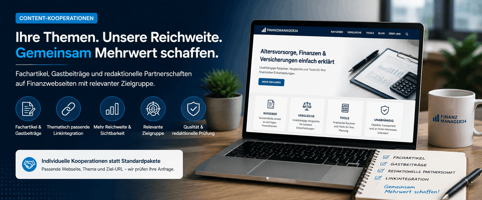 Content-Kooperationen auf Finanzmanager24