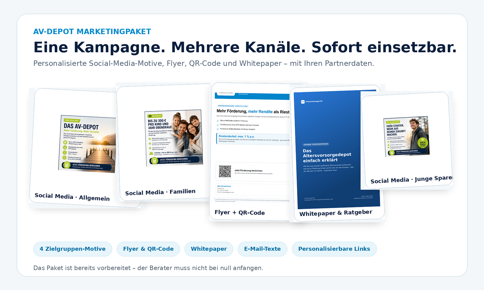 AV-Depot Marketingpaket
